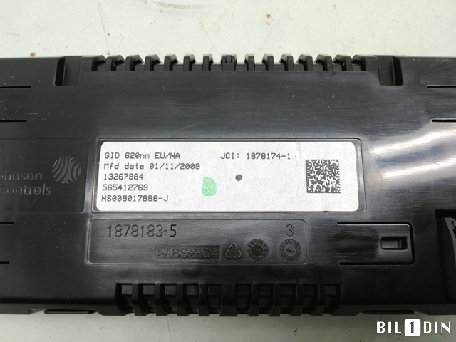 Multimedia display (MCU - Media Controller Unit) til Opel Astra J 2010-2015  (OPEL|13267984|)