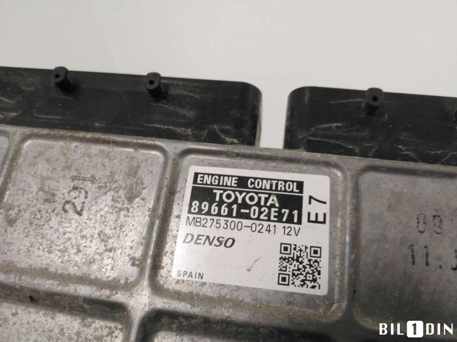 Styreenhet motor til Toyota Auris 2007-2010 (Type I, Fase 1)  (TOYOTA|8966102E71||8966102)