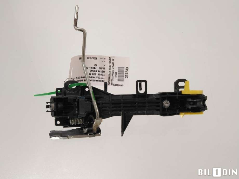 Dørhåndtak utv høyre foran til Toyota Prius +7 2012-2020 (Type III) (stasjonsvogn) (stasjonsvogn) (TOYOTA|6920130071|69210-74030-B0|)