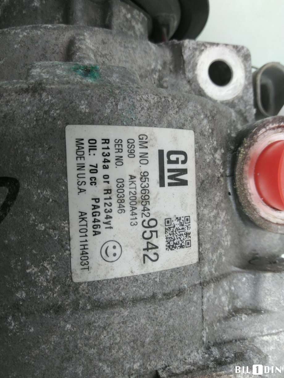 Aircondition kompressor til Opel Mokka 2012-2016 (Type I, Fase 1)  (OPEL||95369542)