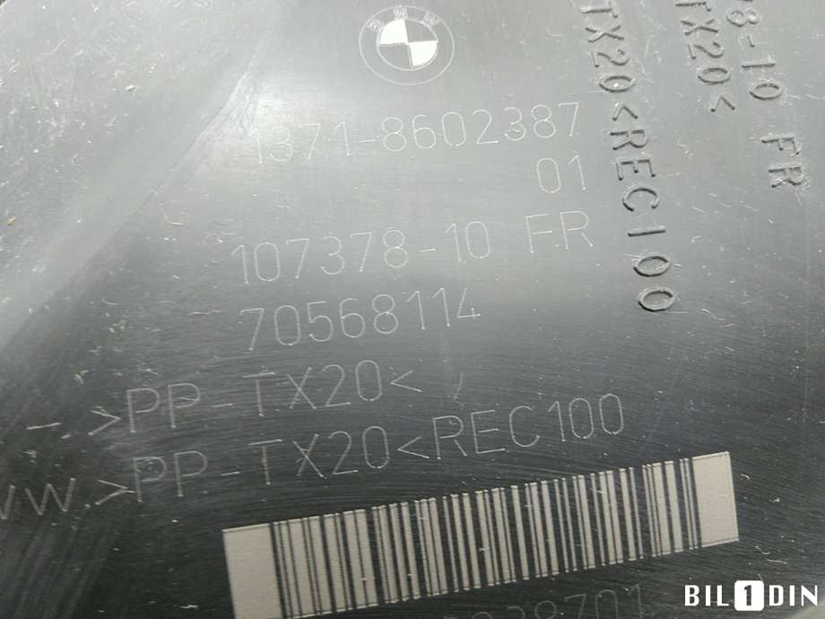 Luftfilterboks til BMW 3-Serie 2012-2018 (F30/F31/F34) (F30/F31/F34) (BMW|13718602387|)