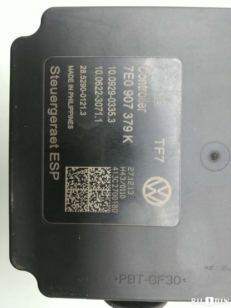 ABS sentral til VW Transporter / Caravelle 2009-2015 (Fase 2) (T5) (T5) (VOLKSWAGEN|7E0614517H|7E0907379K|)