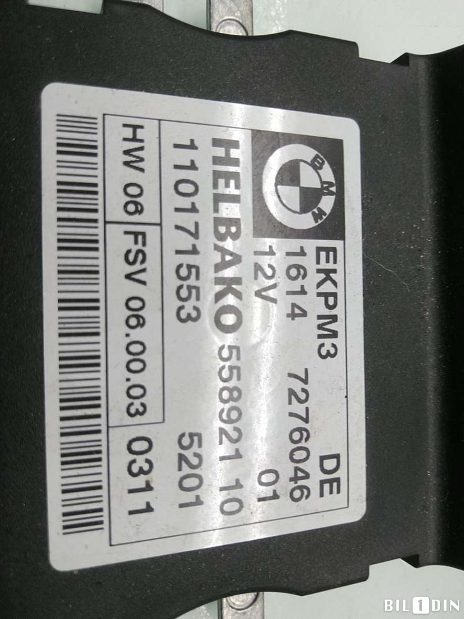 Styreenhet drivstoffpumpe til BMW X5 2007-2013 (E70) (E70) (BMW|16147276046||7276046)