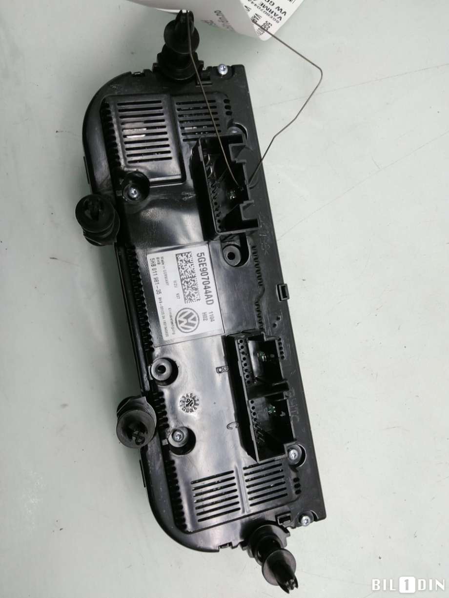 Varmeapparat betjening til VW e-Golf 2014-2017 (Fase 1)  (VOLKSWAGEN|5GE907044AD|)