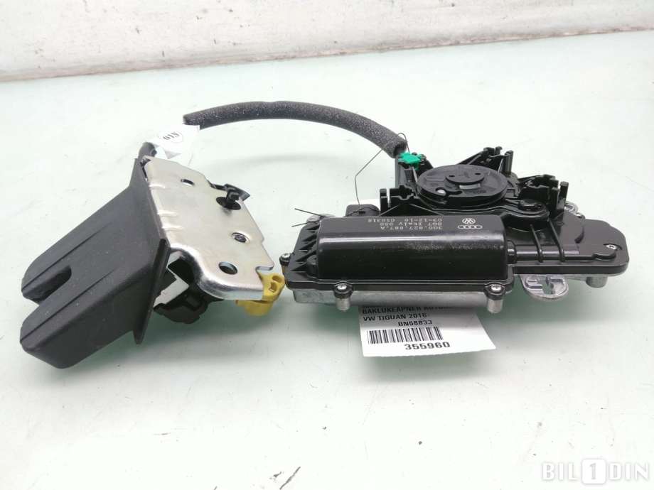 Baklukeåpner motor til VW Tiguan, 2016-2020 (Type II, Fase 1)  (VOLKSWAGEN|3G0827887)