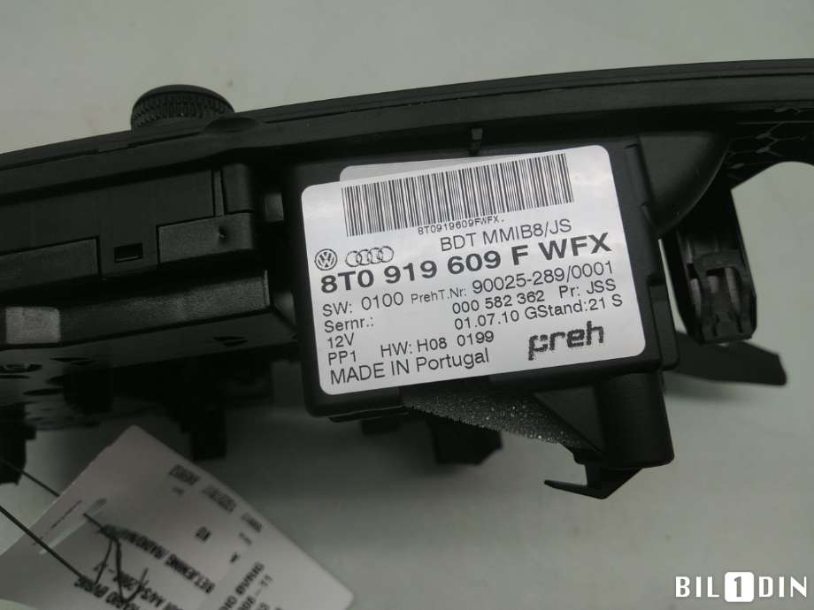 Bilstereo diverse til Audi A4 2007-2014 (Type IV) (B8) (B8) (AUDI|8T0919609F|)