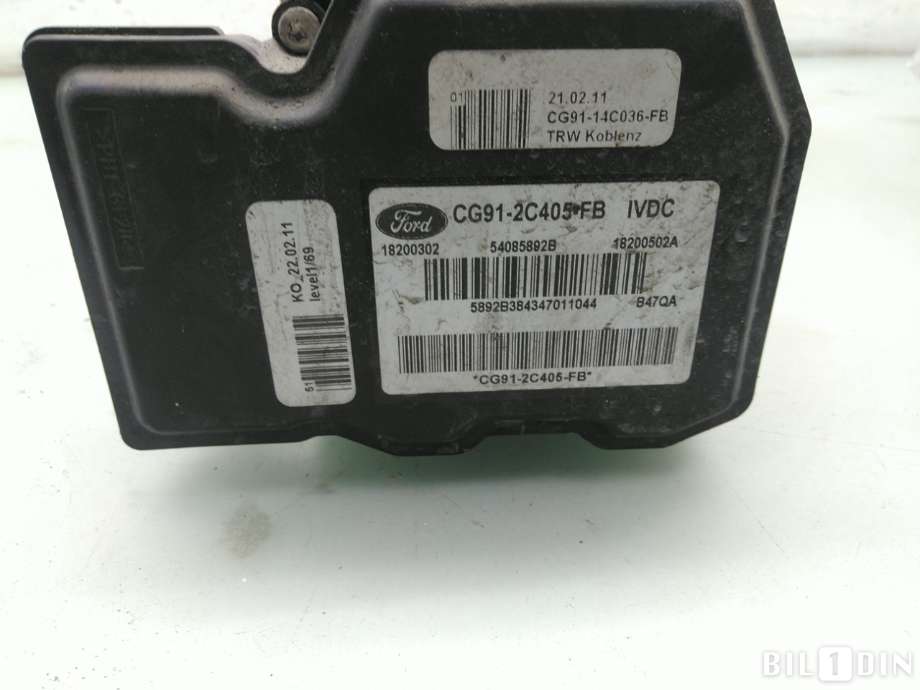 ABS sentral til Ford Mondeo 2011-2014 (Type IV, Fase 2)  (FORD|1857639|CG912C405ND|)