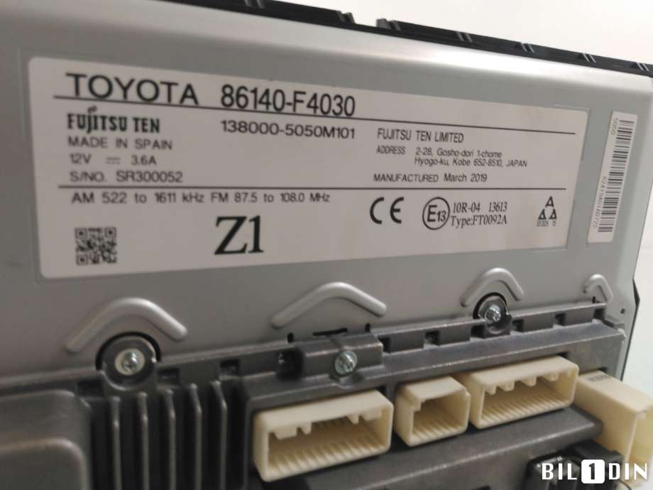 Instrument kjørecomputer til Toyota C-HR 2016-->>  (TOYOTA|86140F4030||1380005050M101)