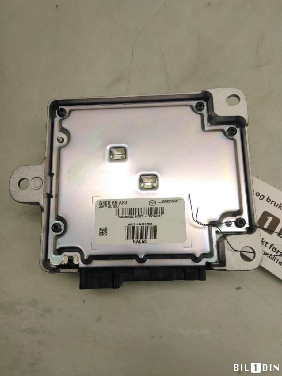 Bilstereo forsterker til Mazda 6 2015-2018 (Type III, Fase 2)  (MAZDA|G46D66A20|)