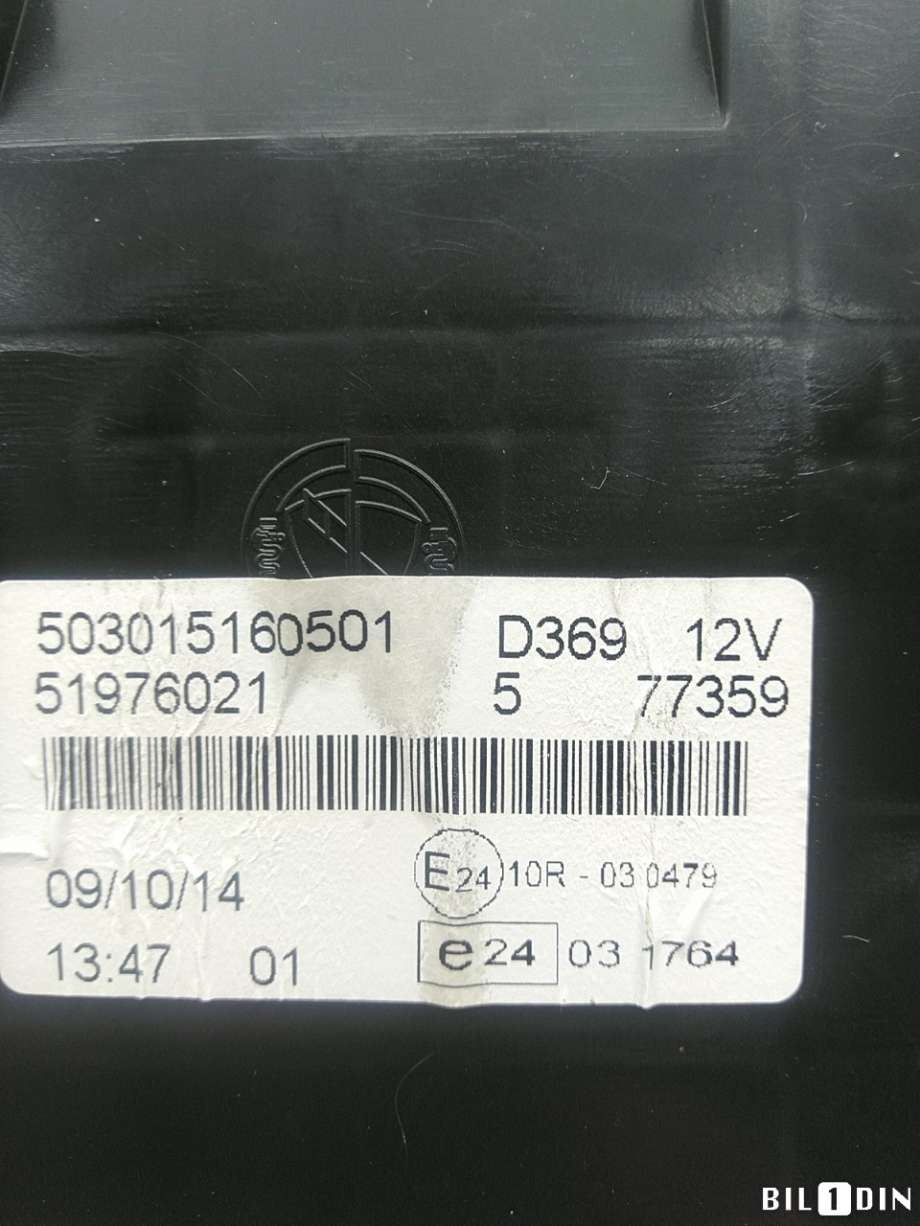 Instrumentpanel til Fiat Doblo 2010-->> (Type II)  (FIAT|51976021|52047536|)