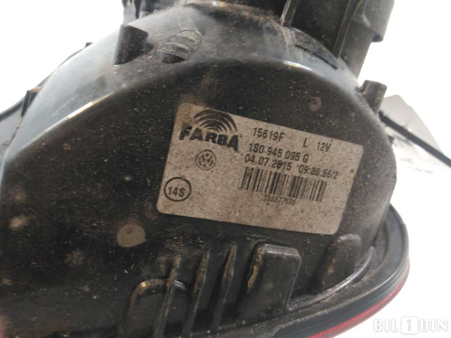 Baklykt venstre til VW E-Up 2013-2019 (VOLKSWAGEN|1S0945095G|)