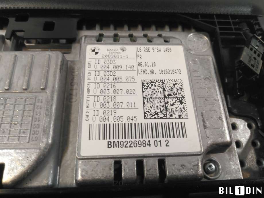 Instrument kjørecomputer til BMW 5-Serie 2010-2017 (F10/F11) (F10/F11) (BMW|65509268706||2083611)