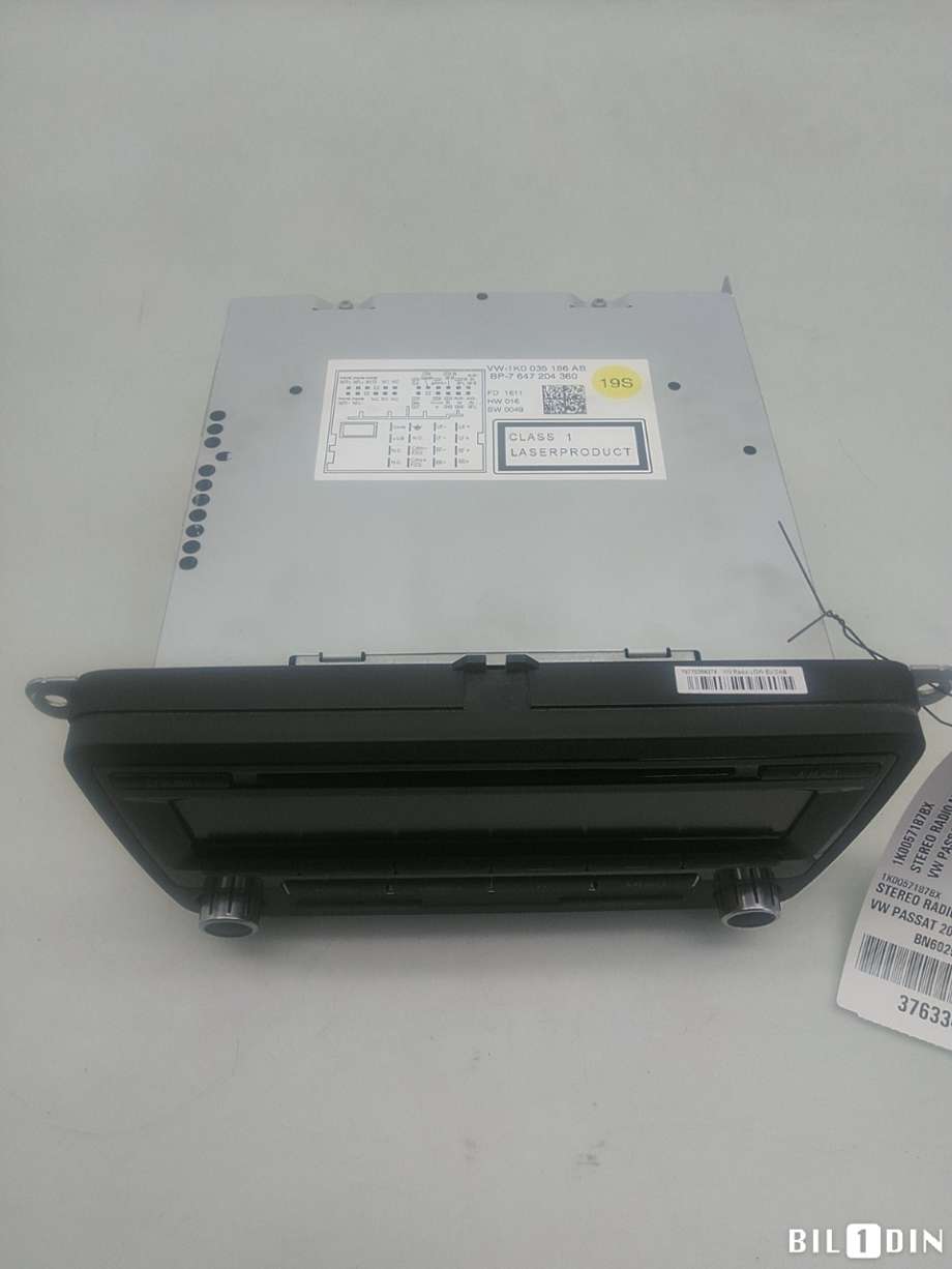 Bilstereo til VW Passat 2011-2015 (B7) (B7) (VOLKSWAGEN|1K0057187BX||1K0035186AB)