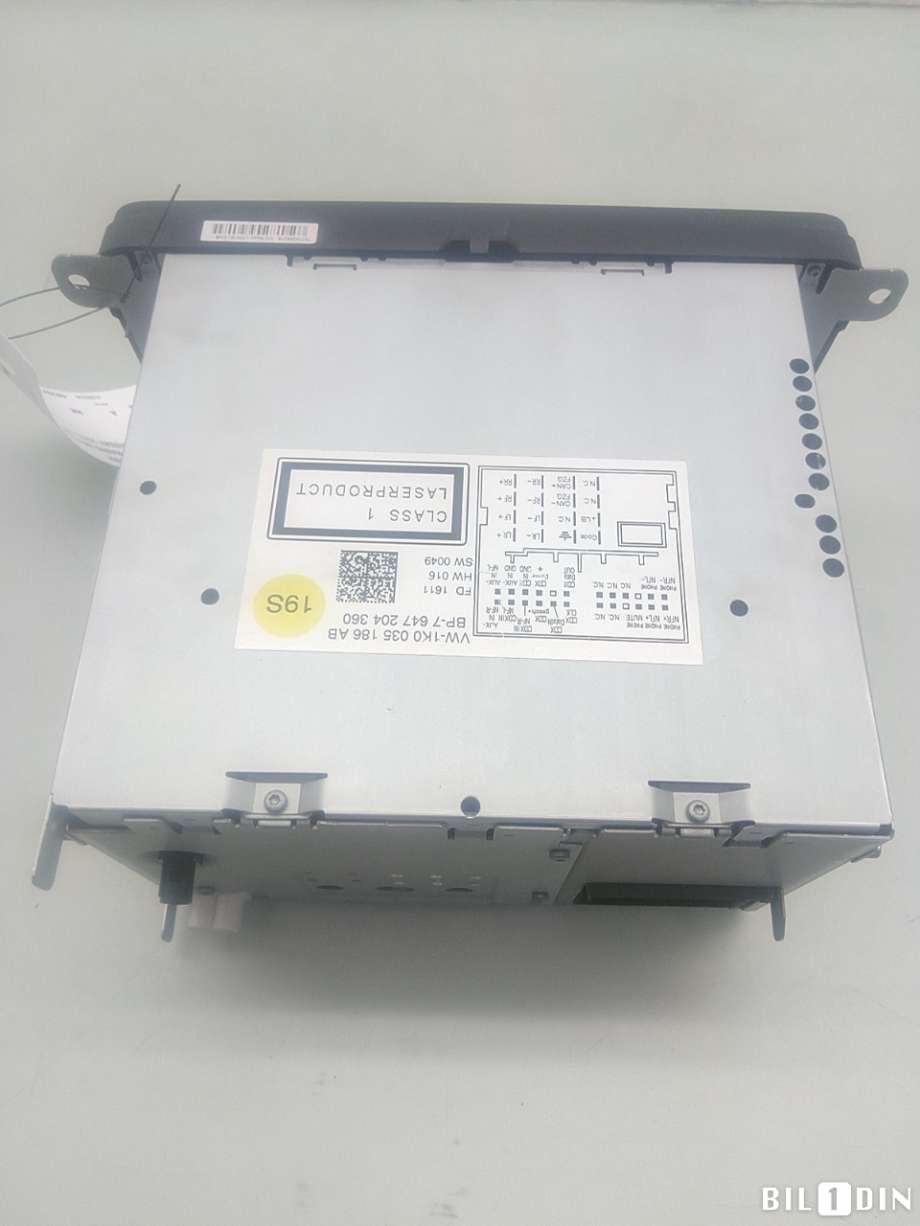 Bilstereo til VW Passat 2011-2015 (B7) (B7) (VOLKSWAGEN|1K0057187BX||1K0035186AB)