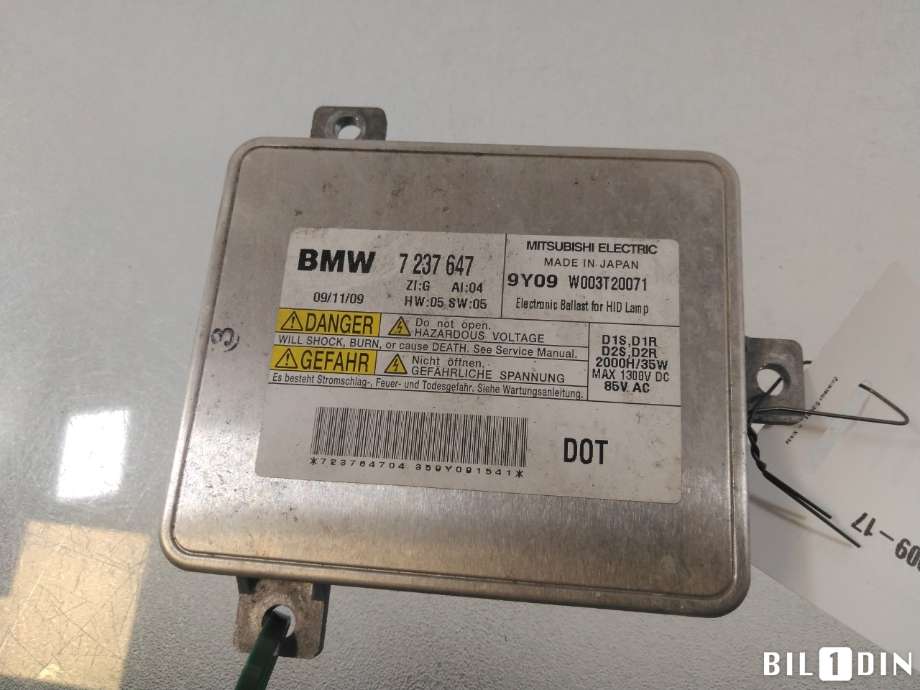 Styreenhet xenon/ballast til BMW 5-Serie 2010-2017 (F10/F11) (F10/F11) (BMW|63117318327||7237647)