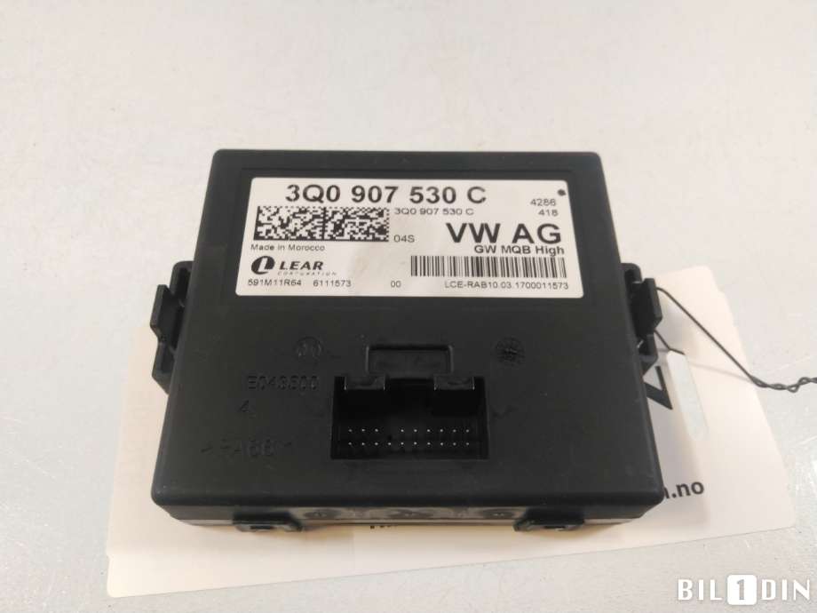 Styreenhet diverse til Audi A3, 2016-2020 (Type III, Fase 2)  (AUDI|3Q0907530C)