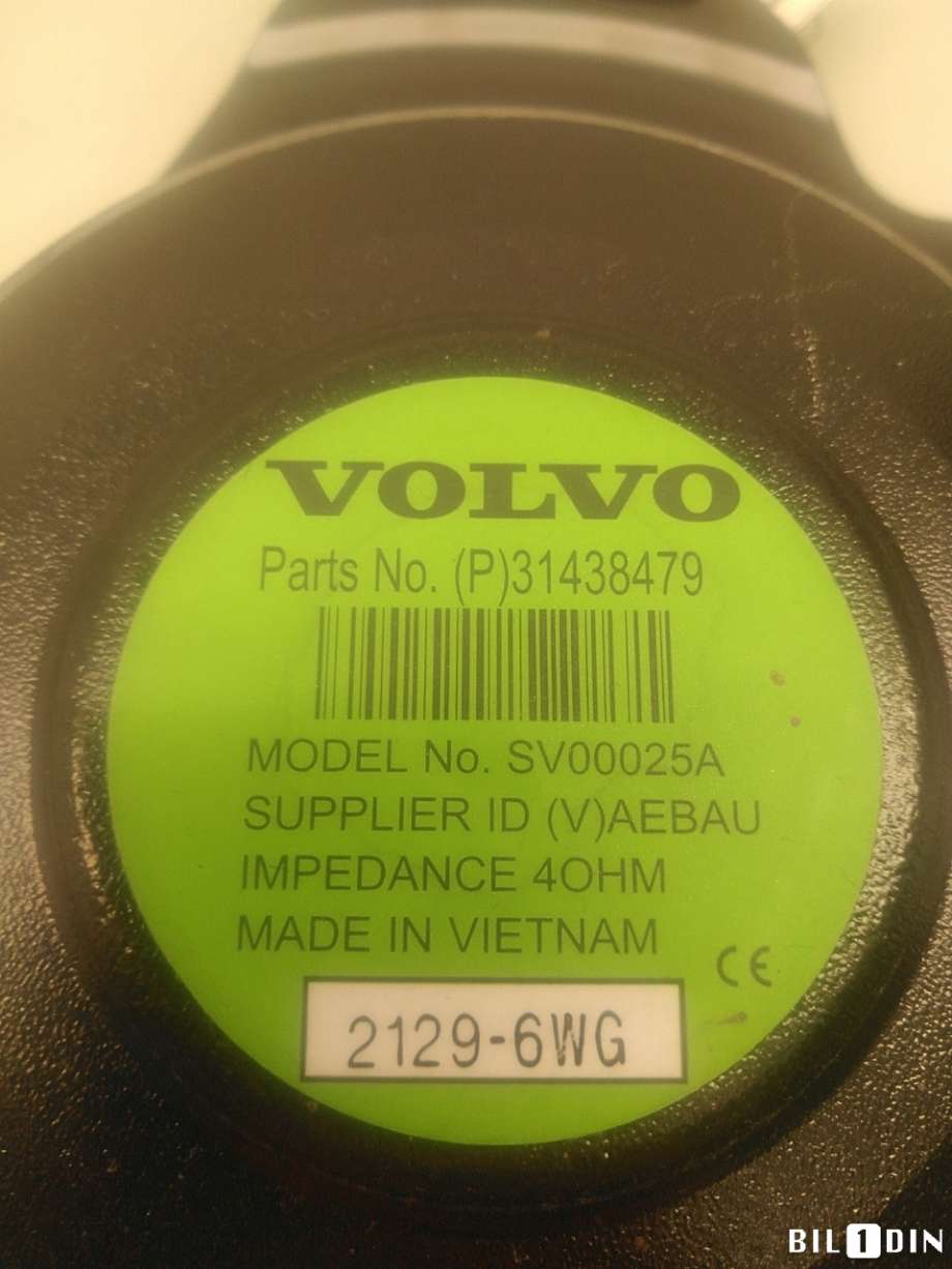 Bilstereo høyttaler til Volvo XC40 2018-2024 (VOLVO|31438479|)