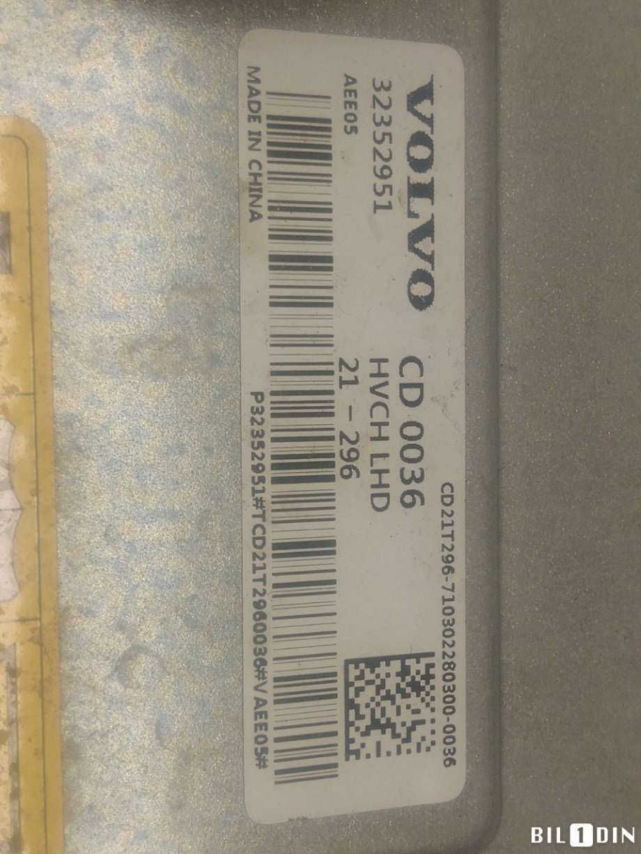 Varmeapparat register til Volvo XC40 2018-2024  (VOLVO|32352954||32352951)