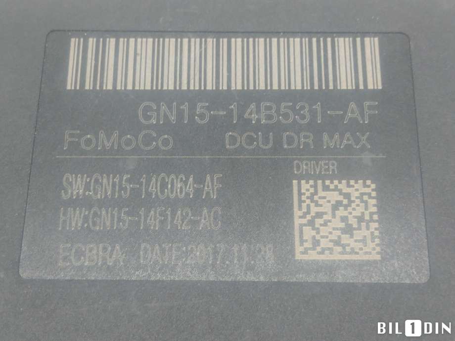 Styreenhet dør venstre foran til Ford Ecosport 2016-->> (FORD|GN1514B531AJ|2444414|)