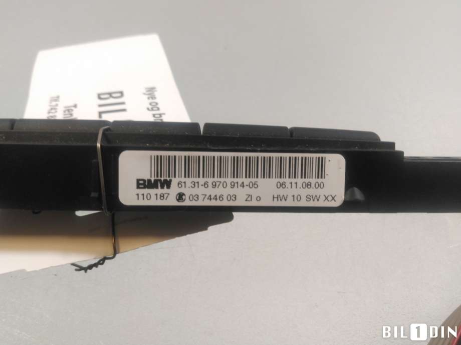 Bryter setevarme til BMW 3-Serie 2005-2011 (E90/E91/E92/E93) (E90/E91/E92/E93) (BMW|61319120026||61316970914)