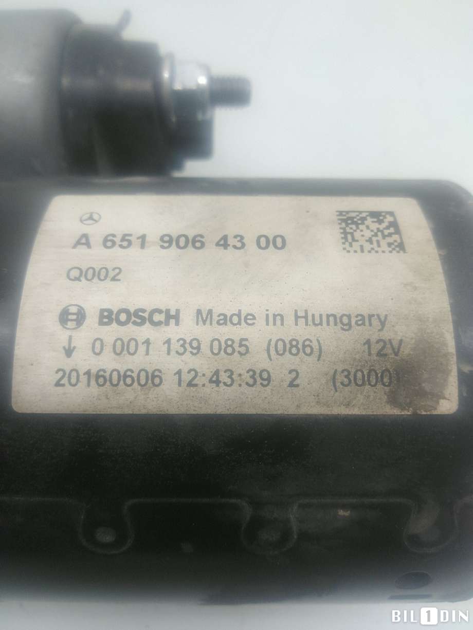 Starter diesel til Mercedes Vito 2014-->> (W447) (W447) (MERCEDES|A6519064300|)