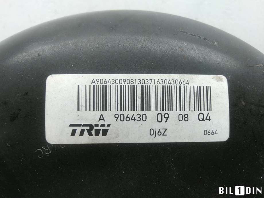 Bremsekraft-forsterker til VW Crafter 2011-2016 (Type I, Fase 2)  (VOLKSWAGEN|2E0612107B|)