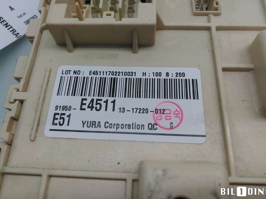 Sikringsboks til Kia Soul 2014-2019 (Type II)  (KIA|91950E4511|)