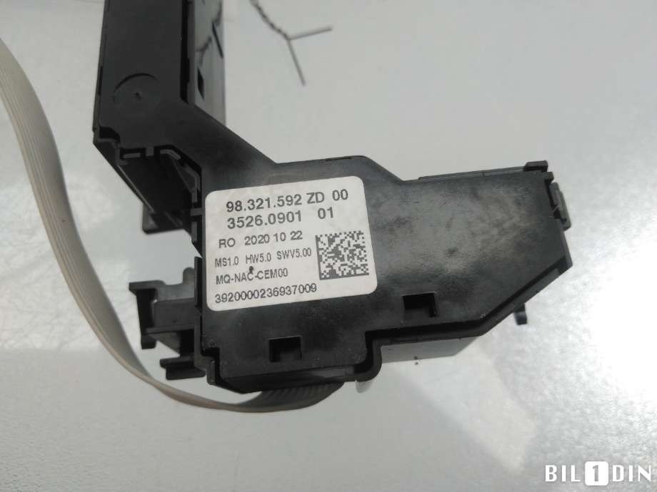 Bryter diverse til Toyota Proace 2016-->> (Type II) (SU001B2857||98321592ZD)