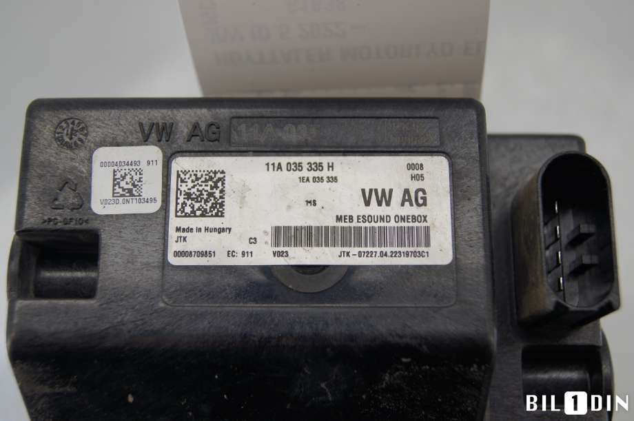Høyttaler motorlyd, AVAS (Acoustic Vehicle Alerting System) til VW ID.5 2022-->> (11A035335H|)