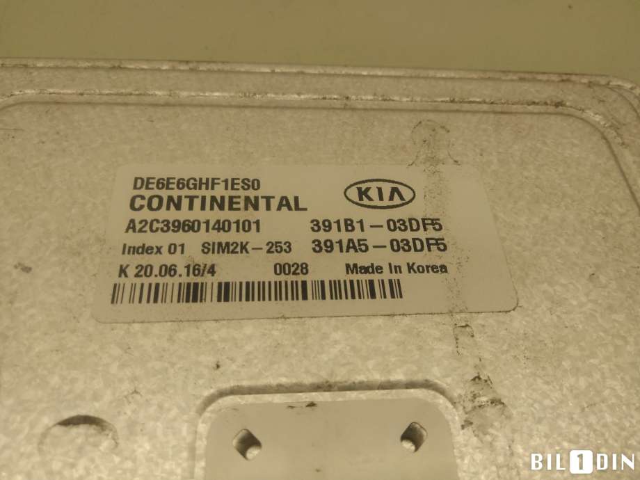 Styreenhet motor til Kia Niro 2016-2021 (KIA|391A503DF5|)