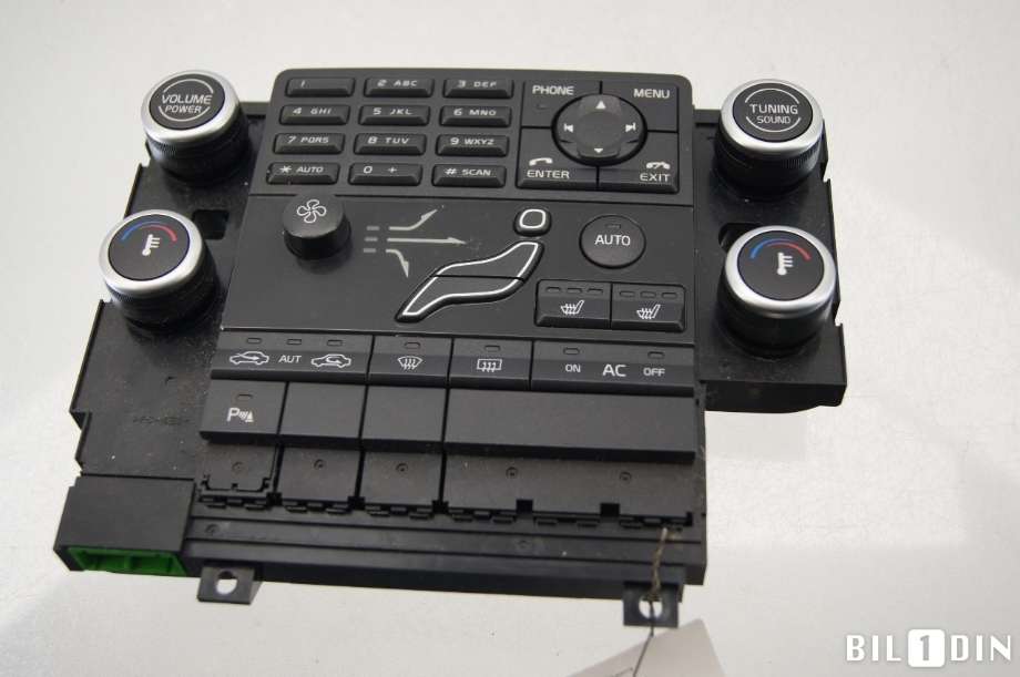 Varmeapparat betjening til Volvo V70 2007-2013 (Type III, Fase 1) (VOLVO|30782903|)