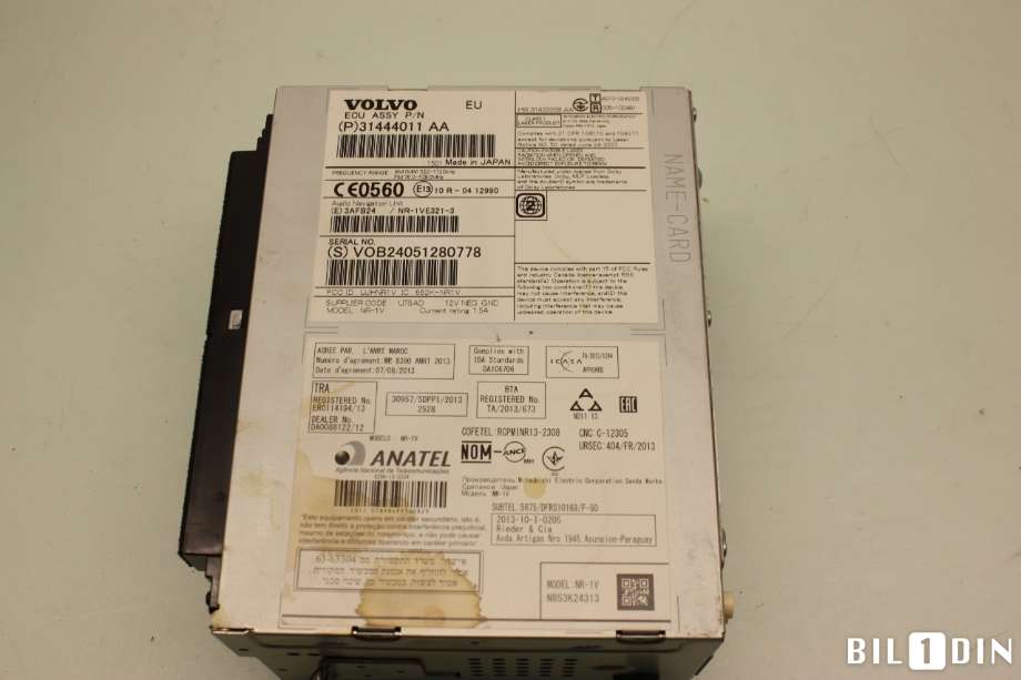 Bilstereo til Volvo V40 2012-2019 (VOLVO|36050657||31444011)