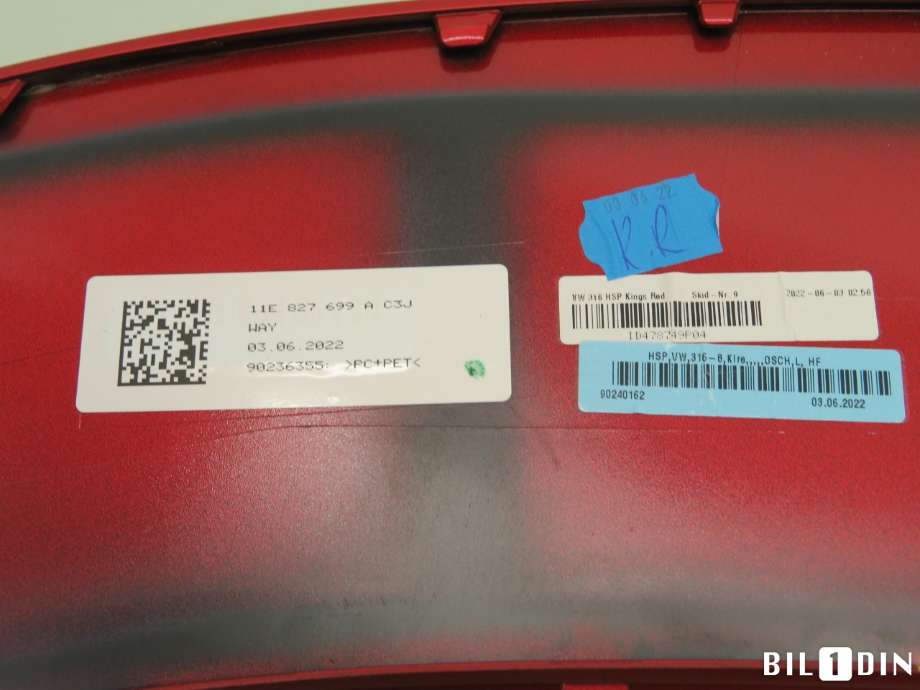 Spoiler bakluke til VW ID.5 2022-->> (VOLKSWAGEN|11E827936||11E827699A)