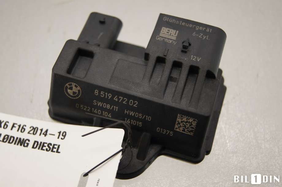 Rele gløde til BMW X6 2014-2019 (F16) (F16) (BMW|12217822100||8519472)