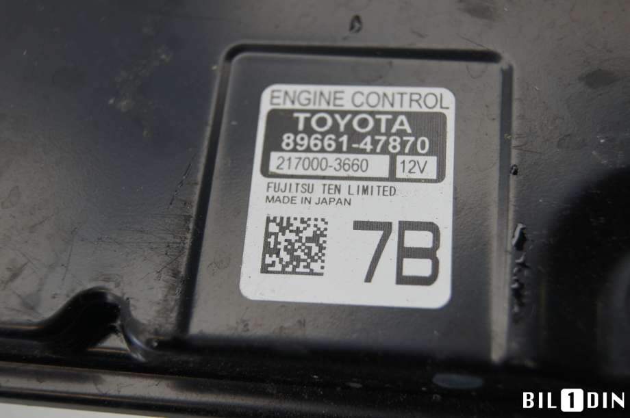 Styreenhet motor til Toyota Prius 2016-2023 (Type IV) (combi) (combi) (TOYOTA|8966147870|)