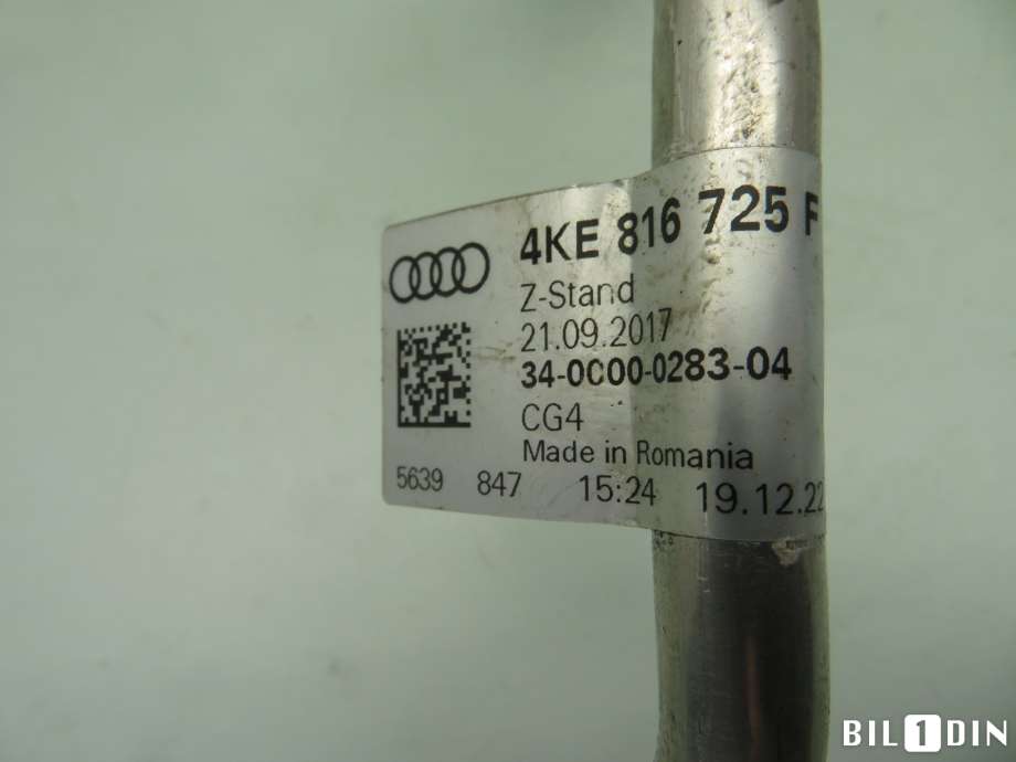 Aircondition rør til Audi Q8 2019-->>  (AUDI Q8 E-TRON S-LINE KOMBI|4KE816725F|)
