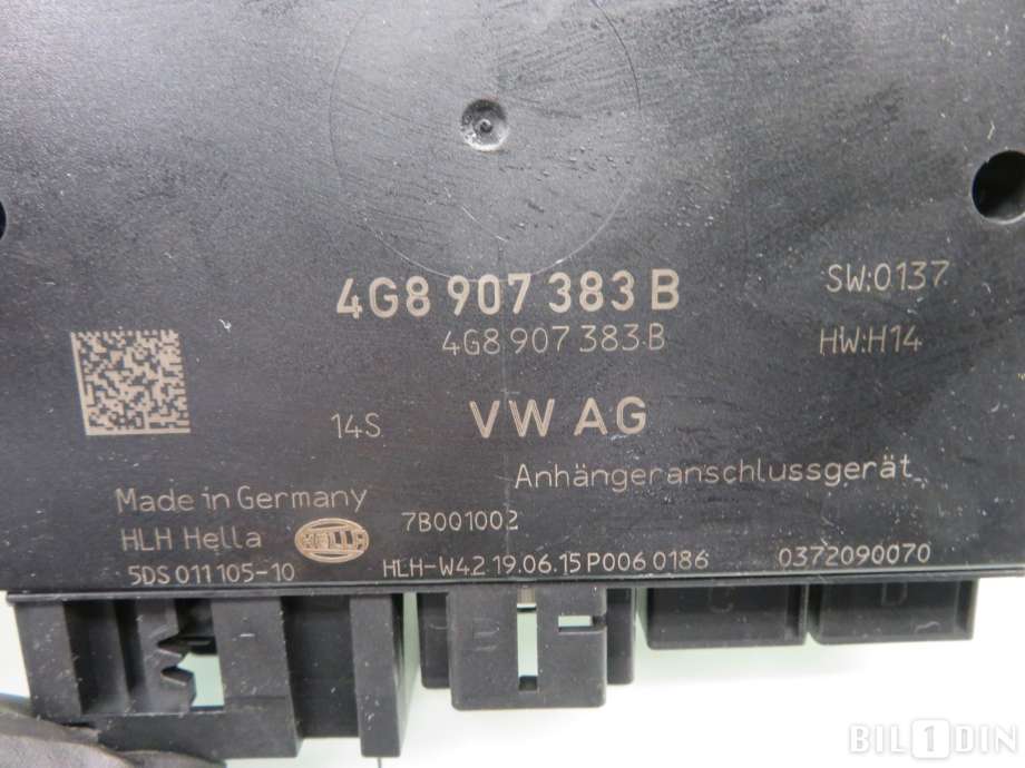 Styreenhet hengerfeste til Audi A6, Allroad 2015-2019 (Type III, Fase 2) (C7) (C7) (AUDI|4G8907383B|)
