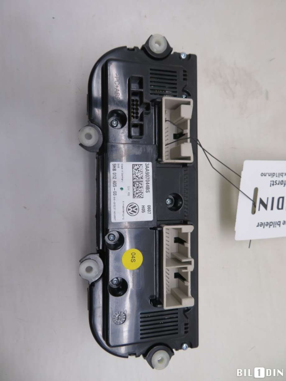 Varmeapparat betjening til VW Passat 2011-2015 (B7) (B7) (VOLKSWAGEN|3AA907044BS|)