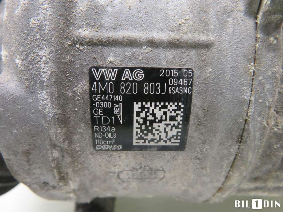 Aircondition kompressor til Audi A6, Allroad 2015-2019 (Type III, Fase 2) (C7) (C7) (AUDI|4M0820803L|)
