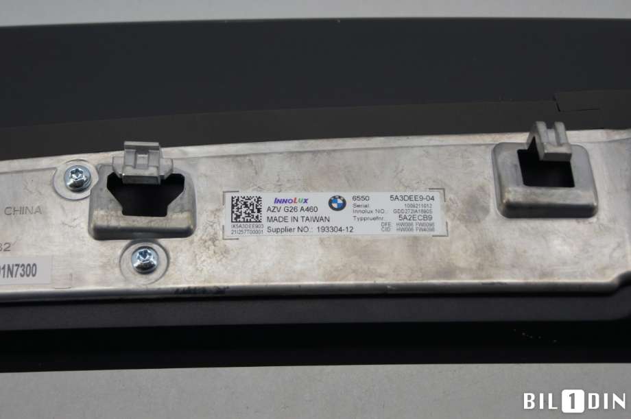 Multimedia display (MCU - Media Controller Unit) til BMW i4 2021-->> (G26) (G26) (65505A7B2D9||65505A3DEE9)