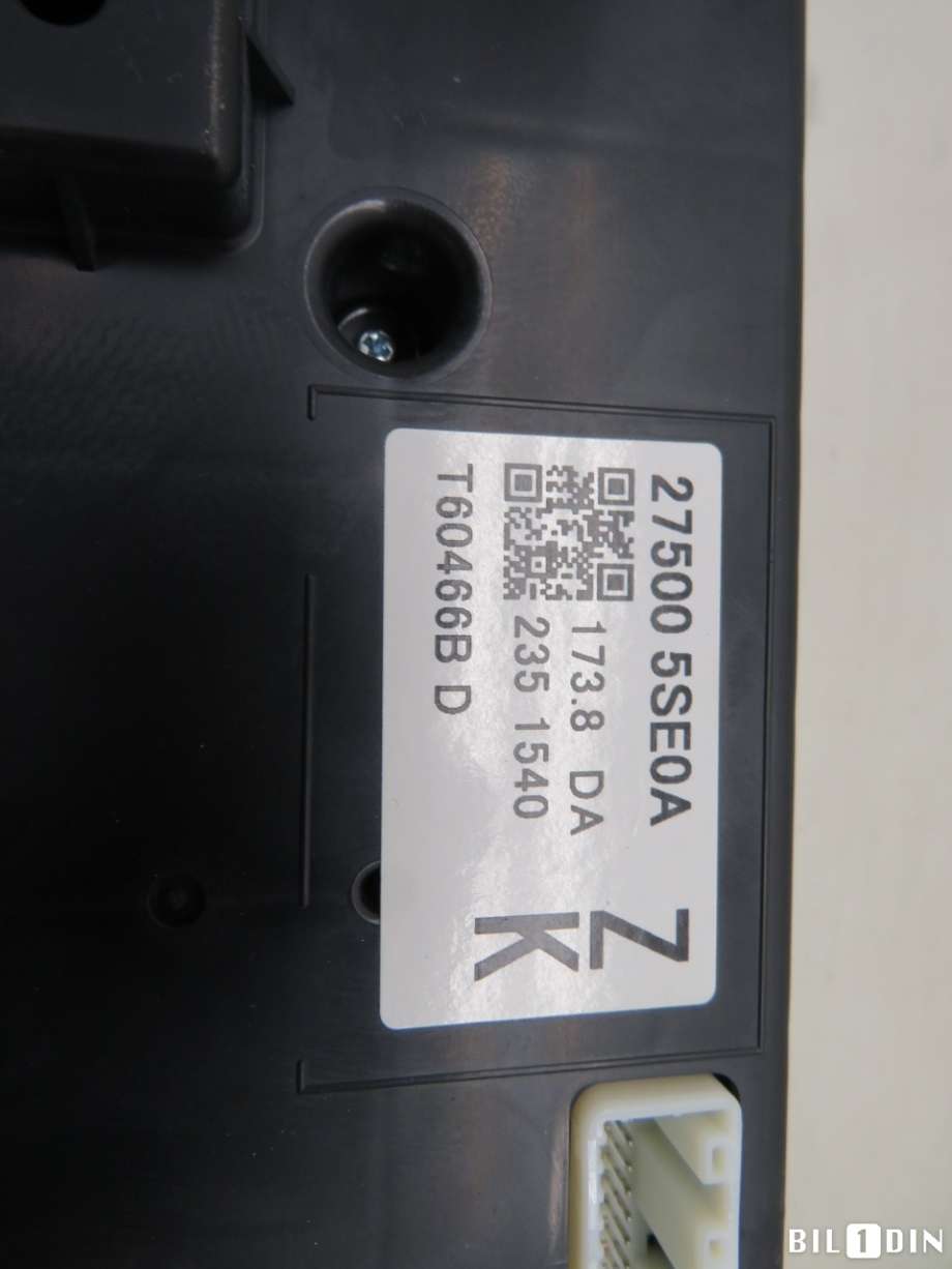 Varmeapparat betjening til Nissan Leaf 2018-->> (Type II)  (NISSAN|684125SH0B||275005SE0A)