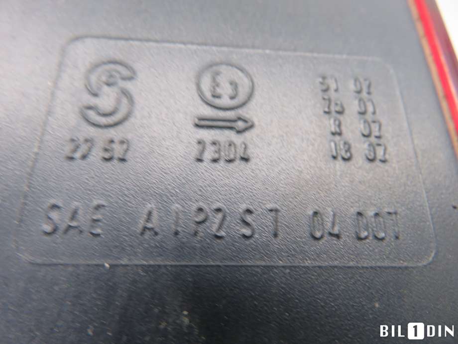 Baklykt høyre til Mercedes B-Klasse 2005-2008 (Fase 1) (W245) (W245) (MERCEDES|A1698202464|)