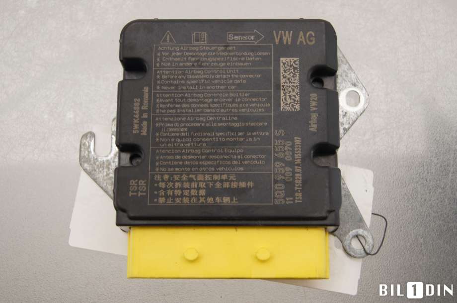 Airbag elektronikk til Audi A3 2012-2016 (Type III, Fase 1) (AUDI|5Q0959655S|)
