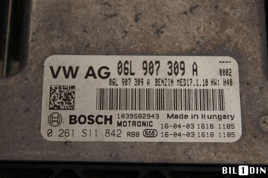 Styreenhet motor til Audi A4 2015-2019 (Type V, Fase 1) (B9) (B9) (AUDI|8W0907115K||06L907309)