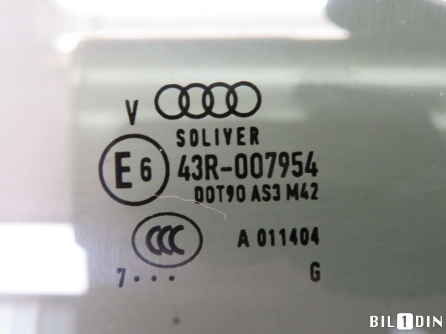 Siderute venstre bak til Audi A6, Allroad 2015-2019 (Type III, Fase 2) (C7) (C7) (AUDI|4G9845205A|)