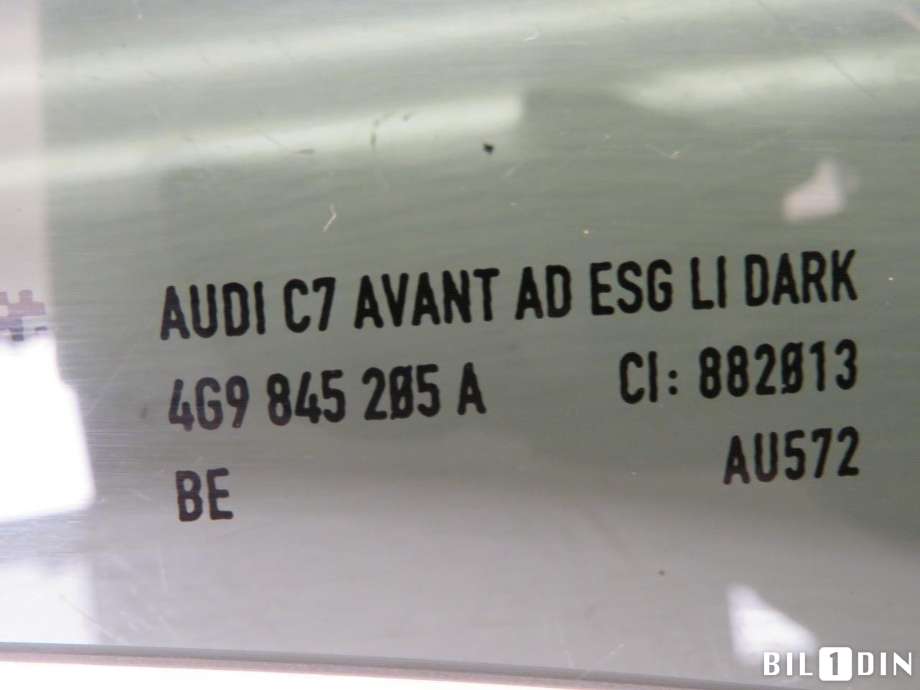 Siderute venstre bak til Audi A6, Allroad 2015-2019 (Type III, Fase 2) (C7) (C7) (AUDI|4G9845205A|)