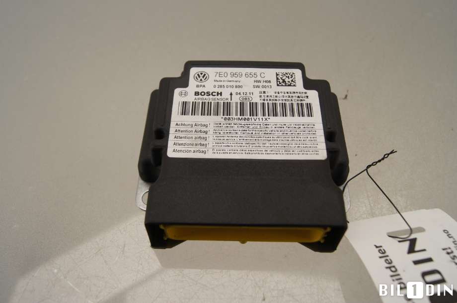 Airbag elektronikk til VW Transporter / Caravelle 2009-2015 (Fase 2) (T5) (T5) (VOLKSWAGEN|7E0959655C|)
