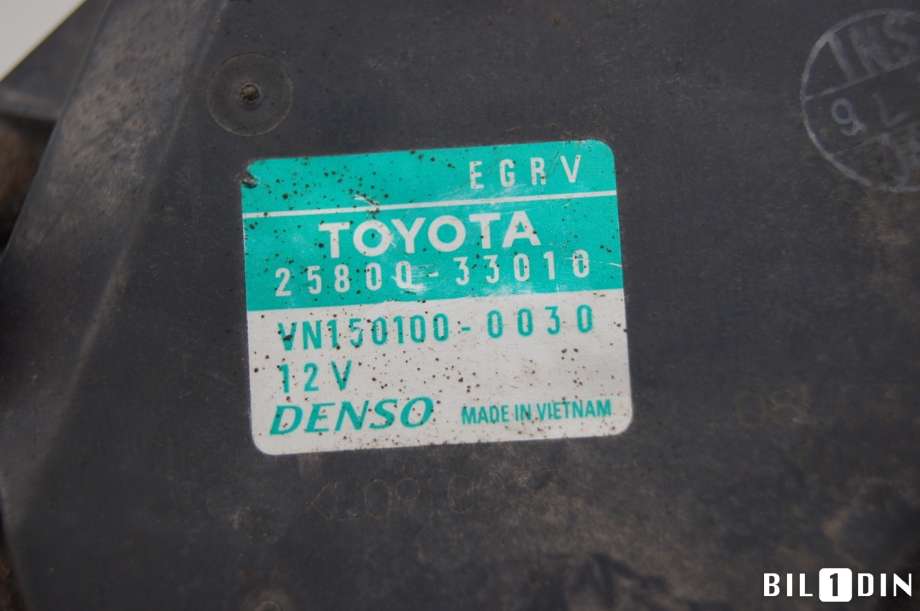 EGR-ventil til Toyota Urban Cruiser 2009-2014  (TOYOTA|2580033010|)