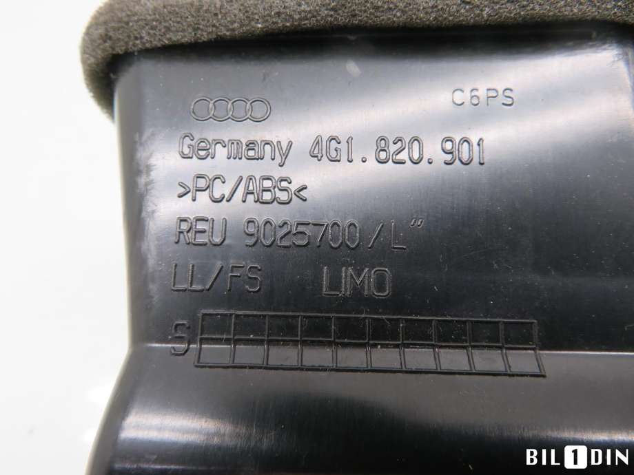 Dashbord friskluftdyse til Audi A6 2011-2014 (Type IV, Fase 1) (C7) (C7) (AUDI|4G1820901C|)