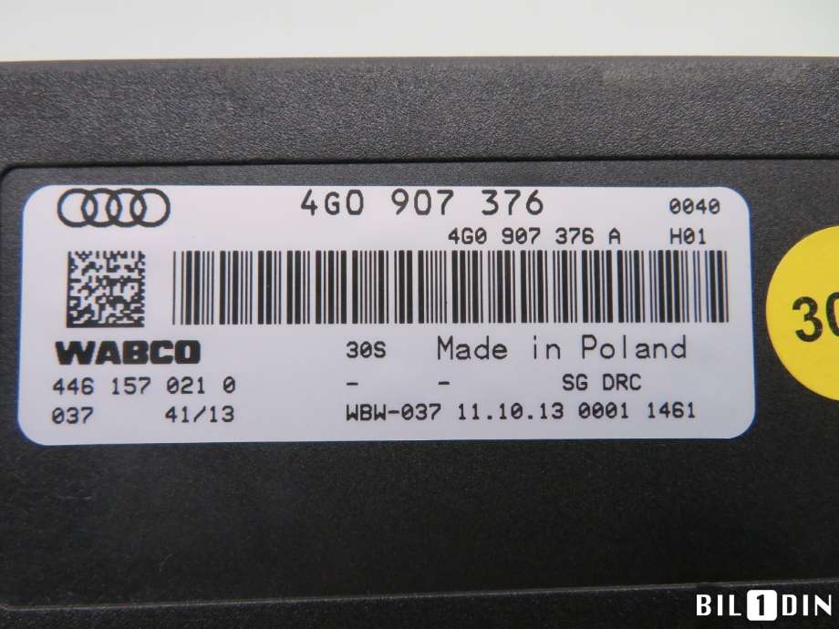 Styreenhet diverse til Audi A6 2011-2014 (Type IV, Fase 1) (C7) (C7) (AUDI|4G0907376|)